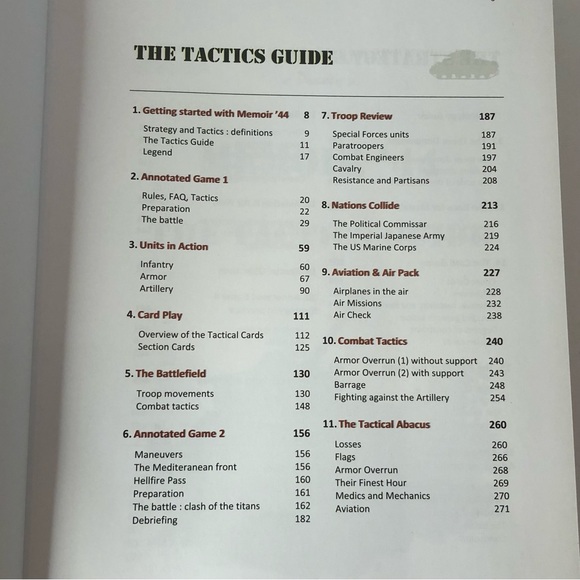 Memoir’ 44 Tactics & Strategy Guide  Days of Wonder Book Alexis Beuve English - Picture 3 of 7